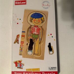 Boy Anatomy Puzzle - Multicolor
